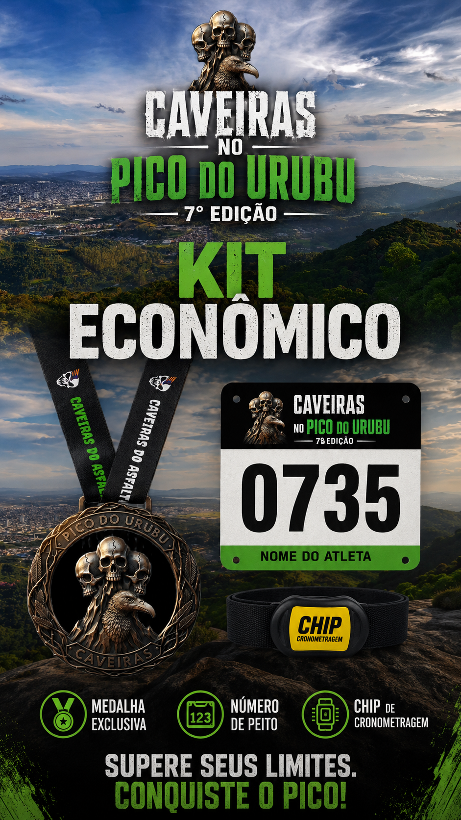 KIT ECONOMICO PICO DO URUBU 7° Ediçã0