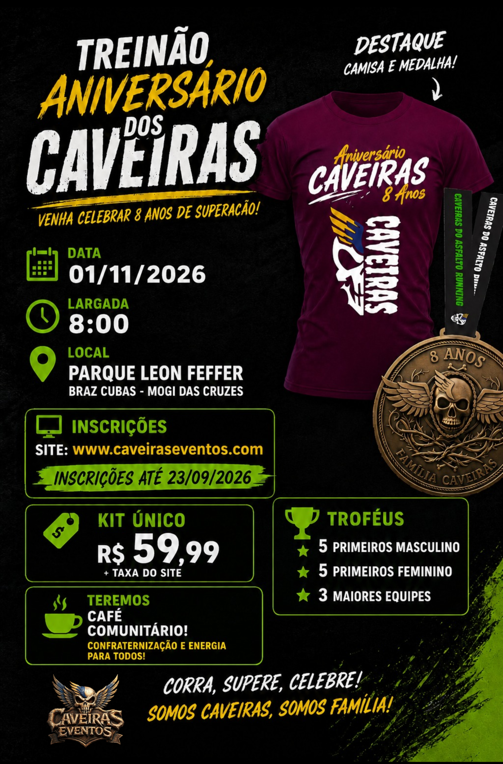 Treinão Aniversario dos Caveiras